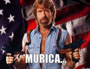 chuck norris merica