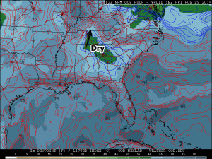 18z 2m dew point