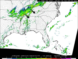17z HRRR sim radar