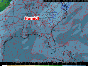 18z dew point