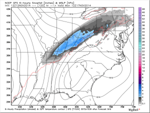 6z - 12z Monday MSLP prcip type