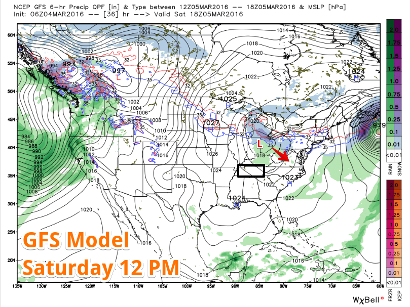 sat 12 pm gfs