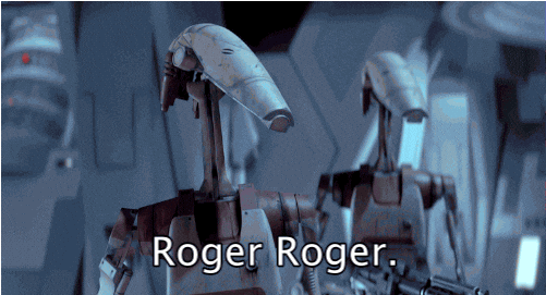 10-4 Ok GIF by Star Wars - Find & Share on GIPHY
