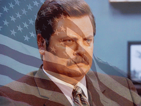 ron swanson animated GIF