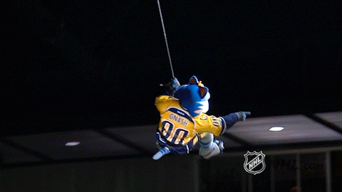Flying Nashville Predators GIF by NHL - Find & Share on GIPHY