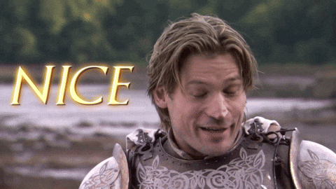 nice great good job game of thrones excited