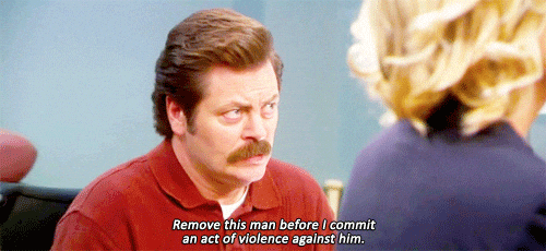 ron swanson animated GIF