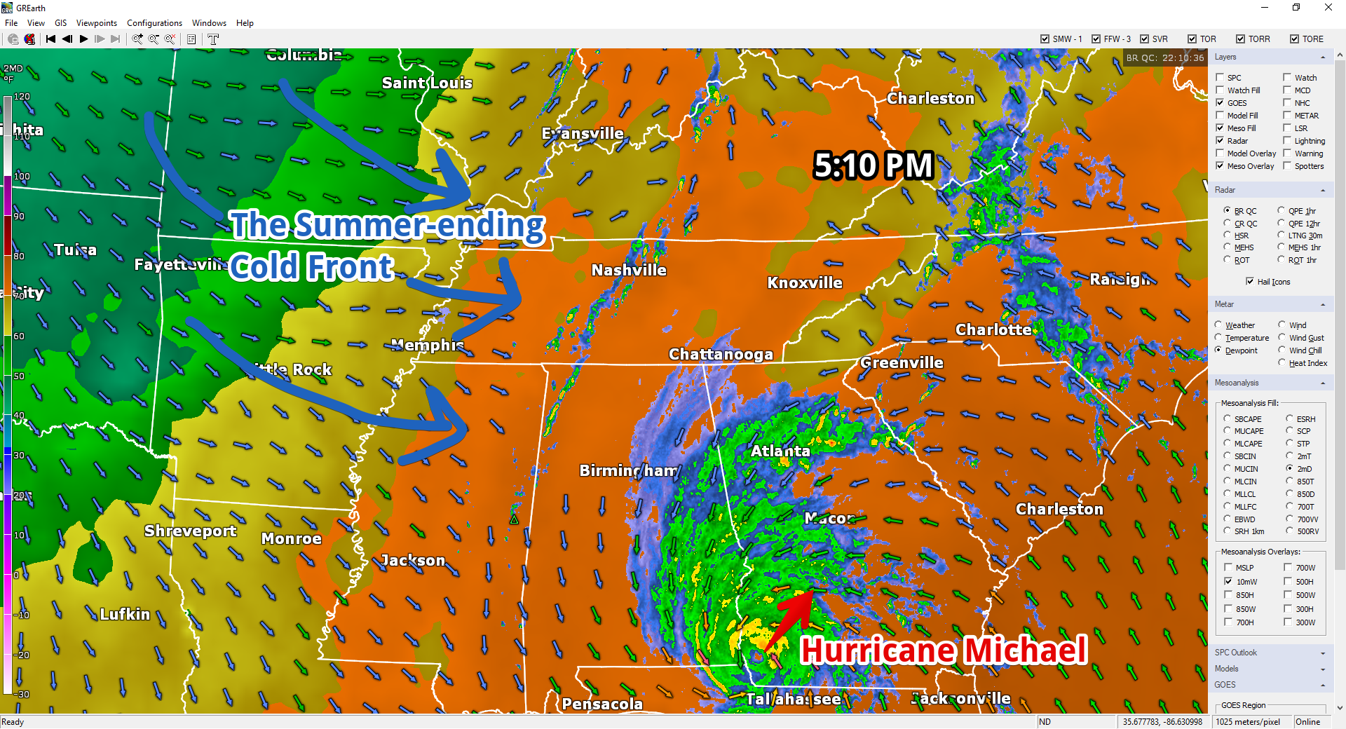 SummerEnding Cold Front Arrives Tonight! Nashville Severe Weather