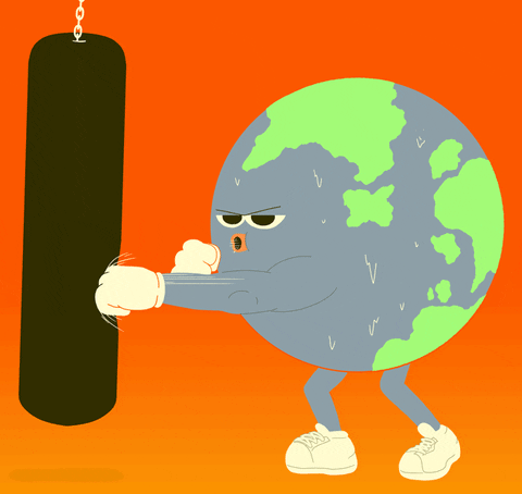 getting hot climate change GIF by GIPHY Studios Originals